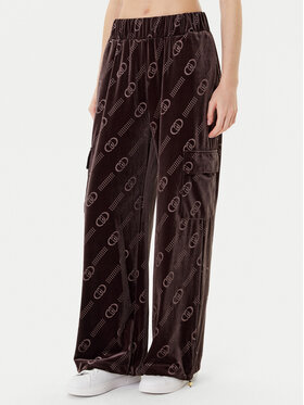 Liu Jo Sport Liu Jo Sport Donji dio trenerke TF5111 J4955 Smeđa Relaxed Fit