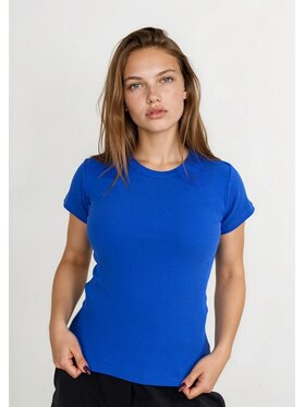 DKaren Sport DKaren Sport Bluzka EQ33 Niebieski Classic Fit