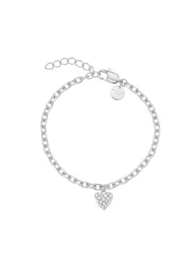 Rosefield Rosefield Bransoletka DIAMOND HEARTS Srebrny
