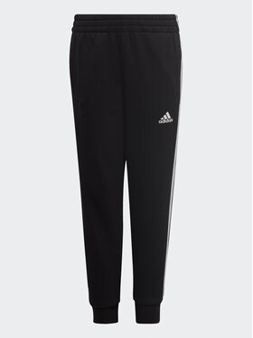adidas adidas Спортивні штани adidas Essential 3-Stripes Joggers H65796 Чорний Regular Fit