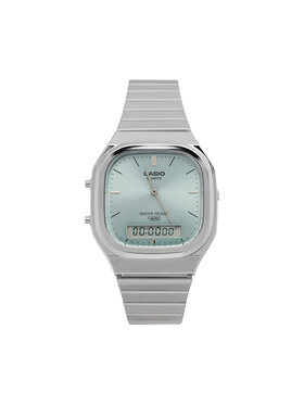 Casio Casio Hodinky Vintage AQ-240E-2AEF Strieborná