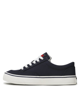 Tommy Jeans Tenis Superge Lace Up Nylon EN0EN02157 Mornarsko Modra