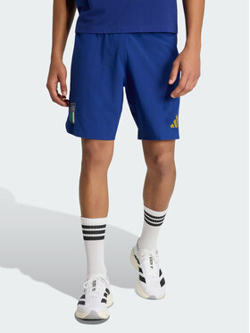 adidas adidas Szorty sportowe Włochy Tiro Błękitny Regular Fit