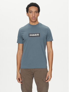Napapijri Napapijri Tricou S-box Logo NP0A4I3L Verde Regular Fit