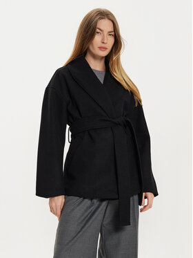 Gina Tricot Gina Tricot Kevad-sügis jope 22988 Must Regular Fit