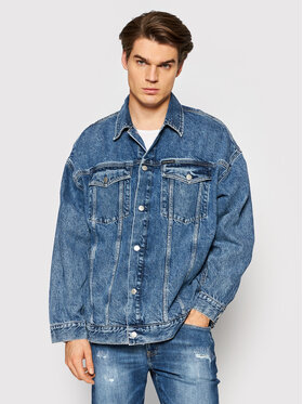 Calvin Klein Jeans Calvin Klein Jeans Farmer kabát J30J319047 Kék Oversize