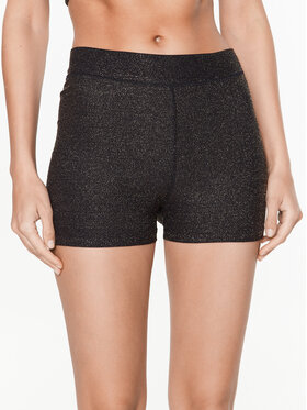 Guess Guess Bavlnené šortky Roxy W3GZ04 Z3740 Čierna Regular Fit