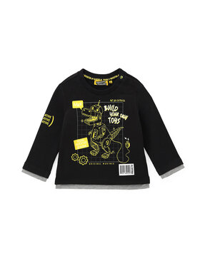 Original Marines Original Marines Longsleeve DCA0705NM Czarny Regular Fit