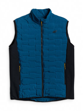 4F 4F Kamizelka TREKKING Niebieski Regular Fit