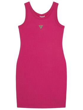 Guess Guess Sukienka codzienna J6GK30 J1314 Różowy Slim Fit
