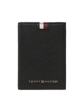 Tommy Hilfiger Tommy Hilfiger Pouzdro na kreditní karty Th Prem Lea Bifold AM0AM11269 Černá