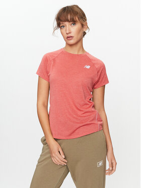 New Balance New Balance T-Shirt Impact Run Short Sleeve WT21262 Czerwony Regular Fit