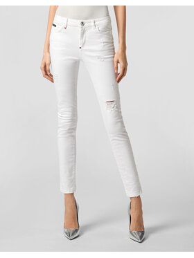 PHILIPP PLEIN PHILIPP PLEIN Jeans 23911 Bianco Slim Fit