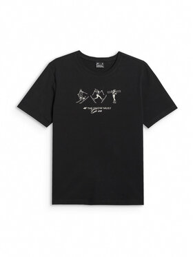 4F 4F T-Shirt WINTER CLUB Czarny Regular Fit
