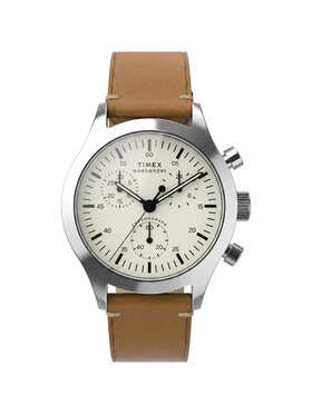Timex Timex Zegarek TW2Y85000 Brązowy