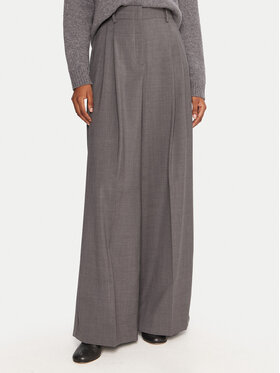 Weekend Max Mara Weekend Max Mara Palazzo kalhoty Adelfi 2525136072 Šedá Wide Leg