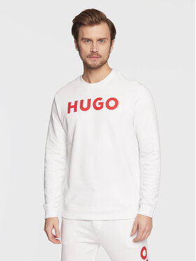 Hugo Hugo Pulóver Dem 50477328 Fehér Regular Fit