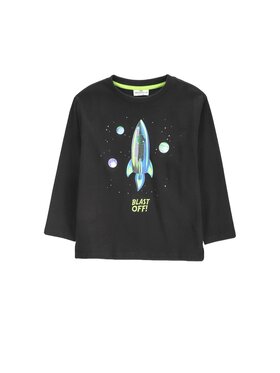 Coccodrillo Coccodrillo Longsleeve ZC6143102GBK-021 Czarny Regular Fit