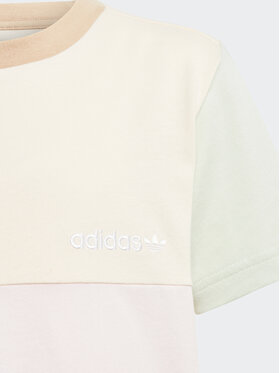 Adidas Majica Colourblock T-Shirt HK9819 Bež Regular Fit