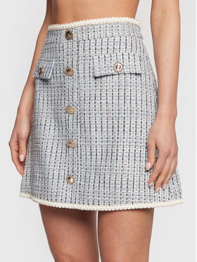 Marciano Guess Marciano Guess Mini sukňa 3RGD06 9816Z Modrá Regular Fit