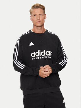adidas adidas Majica dugih rukava House of Tiro IW0172 Crna Regular Fit