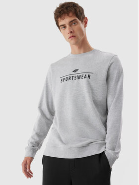 4F 4F Суитшърт 4FAW23TSWSM692 Сив Regular Fit