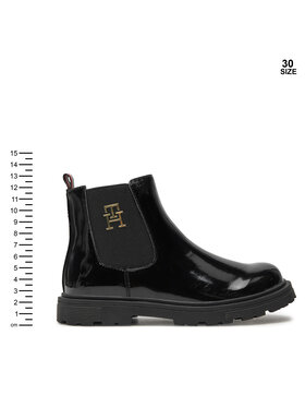 Tommy Hilfiger Čizme Chelsea Boot T1A5-33563-0343 S Crna