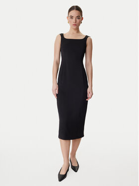 Marella Marella Koktejlové šaty Perle 2613221063 Černá Slim Fit