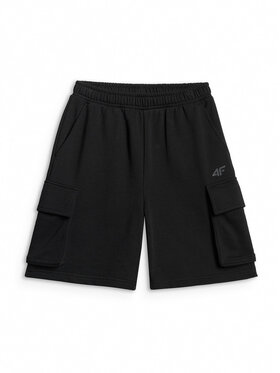 4F 4F Szorty sportowe COMMUNITY SPORTS Czarny Regular Fit