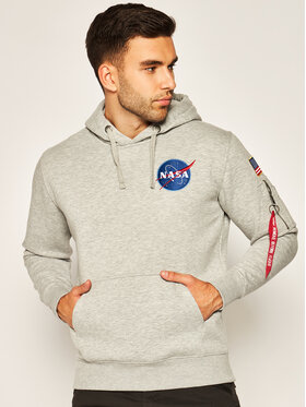 Alpha Industries Alpha Industries Sweatshirt Space Shuttle 178317 Grau Regular Fit