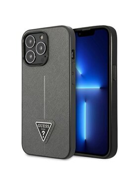Guess Guess Etui na telefon iPhone 13 Pro Srebrny