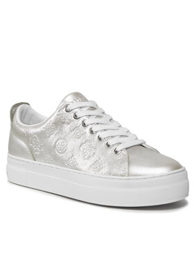 Guess Guess Sneakersy Gianele4 FLPGN4 LEL12 Stříbrná