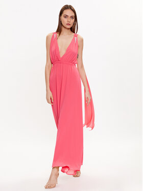 ViCOLO ViCOLO Večerna obleka TE0028 Roza Regular Fit