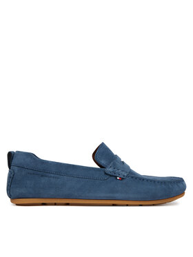 Tommy Hilfiger Tommy Hilfiger Mokasyny Core Hilfiegr Suede Driver FM0FM05789 Niebieski