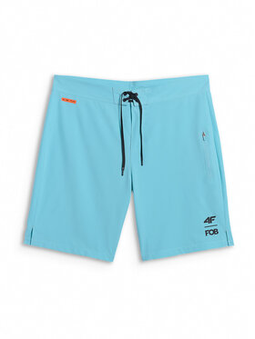 4F 4F Plavecké šortky FOB SUMMER Tyrkysová Regular Fit