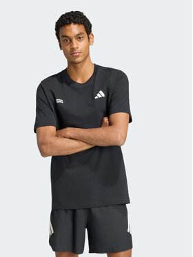 adidas adidas Koszulka techniczna 168663 Czarny Regular Fit