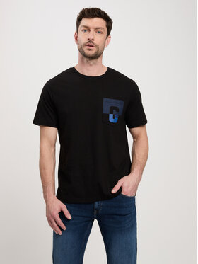 Cross Jeans Cross Jeans T-Shirt 16015-020 Czarny Regular Fit