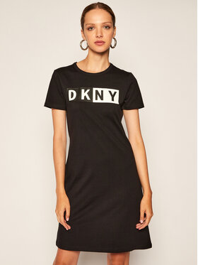 DKNY Sport DKNY Sport Плетена рокля DP9D4261 Черен Regular Fit