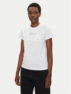 KARL LAGERFELD KARL LAGERFELD T-Shirt A2W17120 Weiß Regular Fit