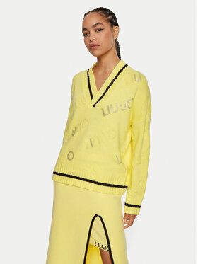 Liu Jo Liu Jo Kampsun TF4169 MS55L Kollane Regular Fit