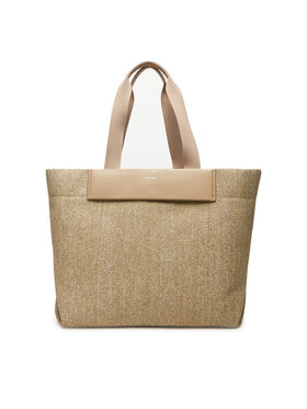 Calvin Klein Calvin Klein Torebka Ck Raffia Large Shopper K60K613025 Beżowy