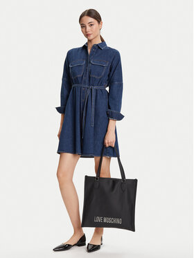 LOVE MOSCHINO LOVE MOSCHINO Ročna torba JC4020PP1NKD000B Črna