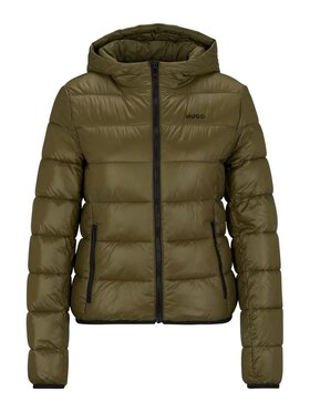 HUGO Hugo Kurtka damska W50473676_27 Zielony Regular Fit
