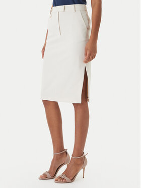 Fracomina Fracomina Midiseelik FR26SG2012W42901 Pruun Regular Fit