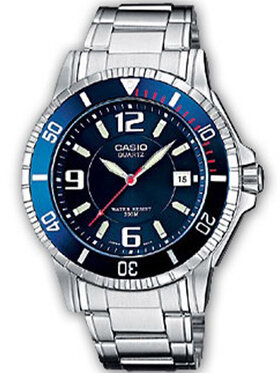 Casio Casio Zegarek Casio Classic MTD-1053D-2AVES Niebieski