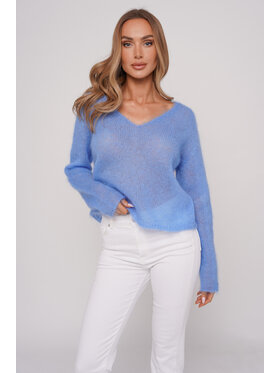 lemoniade lemoniade Sweter LS521Z Indigo Niebieski Oversize