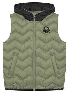 United Colors Of Benetton United Colors Of Benetton Kamizelka 2TWDCJ00R Szary Regular Fit