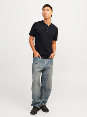 Jack&Jones Majica Jprblunixs 12257965 Črna Slim Fit