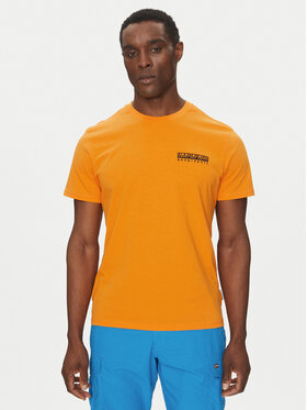 Napapijri Napapijri T-Shirt S-Vignoni NP0A4ILX Oranžová Regular Fit