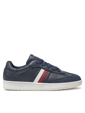 Tommy Hilfiger Tommy Hilfiger Сникърси Stripes Low Cut Lace-Up Sneaker T3X9-33645-1269 Тъмносин